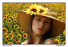 photo "elena e i girasoli"