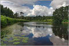 photo "And clouds swim in river"