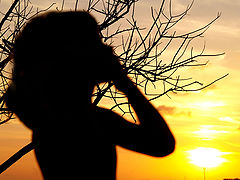 photo "Watching the Sunset"