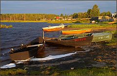 photo "Penorama 5. Landscape with boats/"