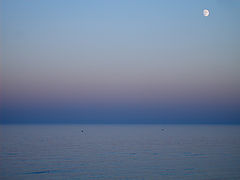 photo "Before the night falls on the sea"