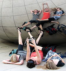 фото "Playing with legs and reflections"