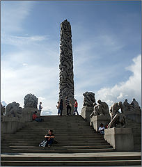 photo "Sculpture park Gustave Vigellana (Monolith), Oslo"