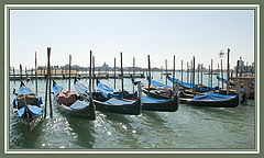 photo "Parking of the Venetian carriages"