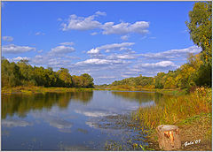 photo "Clouds and lake"