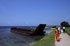 photo "Barge, Galle fort, Sri Lanka"