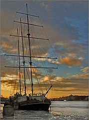 photo "December. Sunset at Neva"