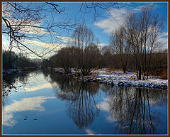 photo "Walking by the river."