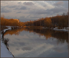 photo "Walking by the river."