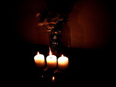 фото "Candles-Wine-Red"