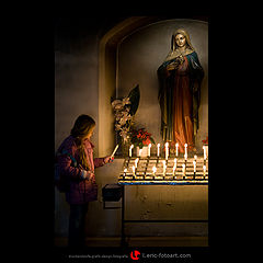 photo "a candle for mam and pa . . ."