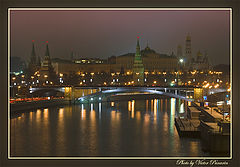 photo "Night Moscow. On merge of two rivers"