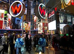 photo "Broadway/47 Street crossing at night"