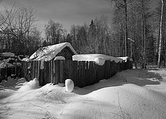 фото "Избушка в снегу"