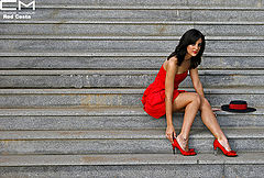 фото "The Woman in Red"