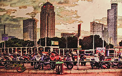 photo "The dawn of urbanization"