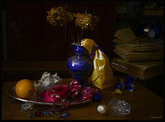 photo "Parched roses, old books"