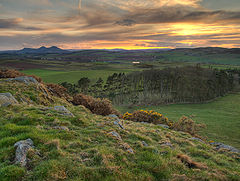 photo "Sunset from Smailholm, Scottish Borders"
