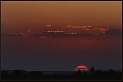 photo "Sunset in a red tone"