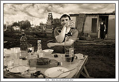 photo "Hearty proprietor and his proprietress"
