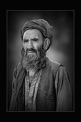 photo "An old Afghan Man,Seems so hard"