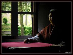 фото "girl on window"