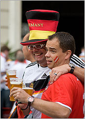 photo "EURO2008. Embrace before play-off"