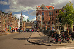 photo "At crossroads of Amsterdam."