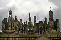 photo "Roofs and chimneys Castle Shambor"