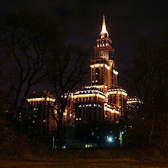 photo "Eighth spire. Night Moscow."