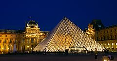photo "Pyramid and the Louvre"