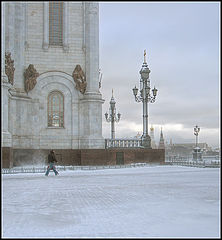 photo "snow in Moscow"