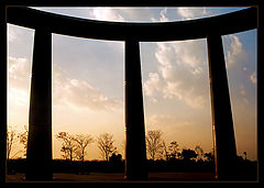 photo "The sky among columns..."
