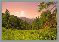 photo "Sunset in the mountains"