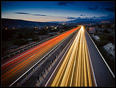 photo "Night motorway"