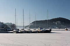 photo "Winter at the harbour"
