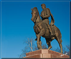photo "Monument to prince Oleg of Ryazan"