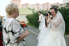фото "невеста-папарацци"