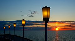 photo "Sunset on the Baltic Sea"
