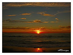 photo "Sunset over the sea"