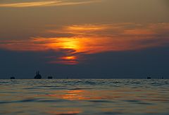 photo "Returning at the sunset"