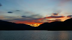 photo "Sunset over a fjord"