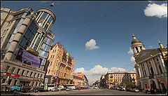фото "Владимирская площадь. Две башни"