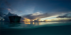 photo "Dawn on a desert island"