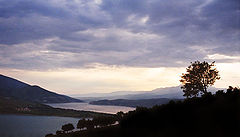 фото "Закат над озером"