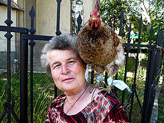 photo "The Lady with hen"