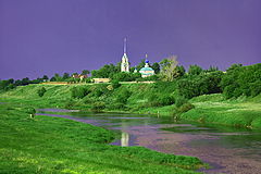 фото "Село Кибергино перед грозой, или Изумрудно-бирюзовая Аркадия"