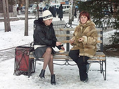 фото "зимнее кафе"