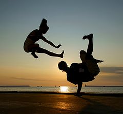 photo "Dance at sunset"