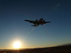 photo "Dusk-Landing==-Fox-Field"